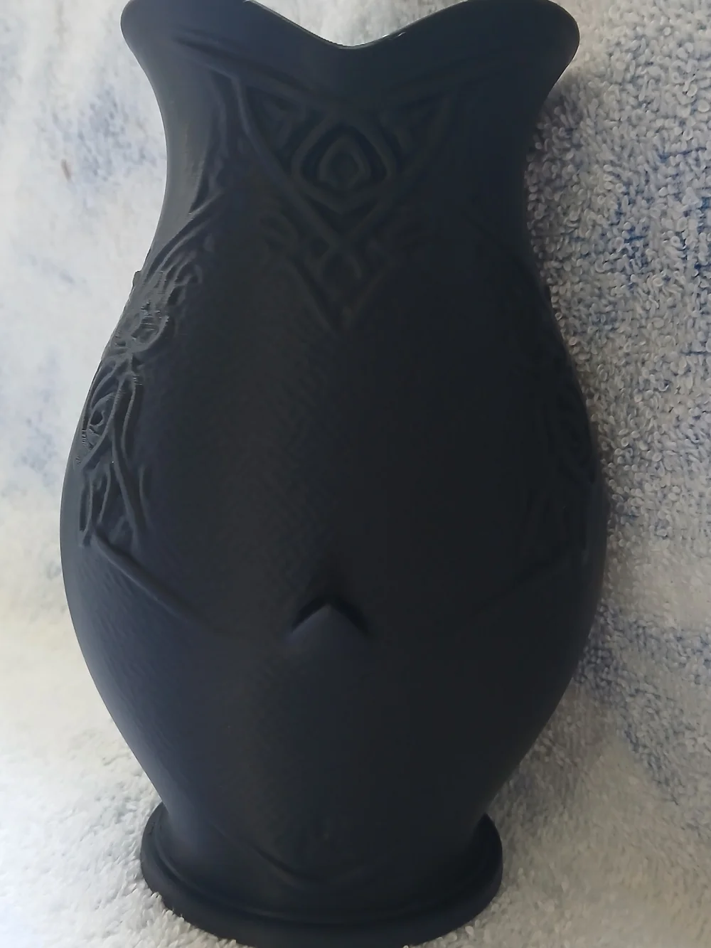 Hand Crafted Celestial Owl Vase or Makeup Brush Holder, Harry Potter Inspired!